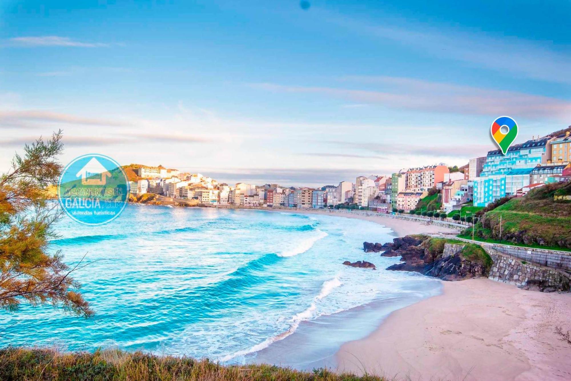 Ag Apartamento Nordes Malpica Primera Linea Playa المظهر الخارجي الصورة