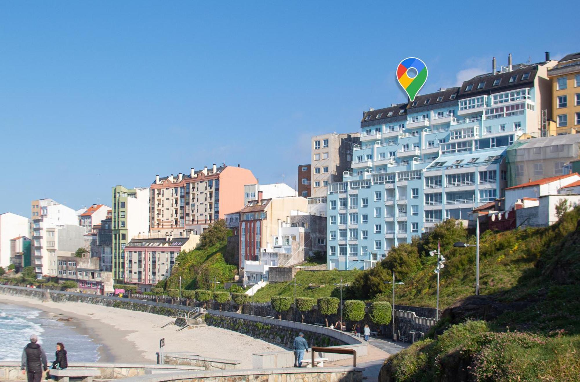 Ag Apartamento Nordes Malpica Primera Linea Playa المظهر الخارجي الصورة